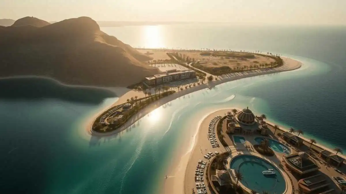 Al Marjan Island Sunset