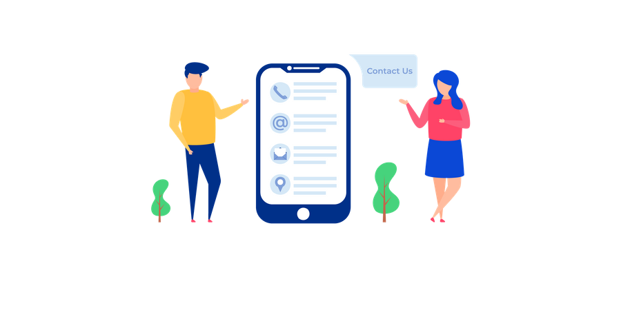 Contact Illustration